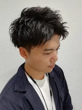 メンズ パーマ Ash 店長 木村 和人のヘアスタイル