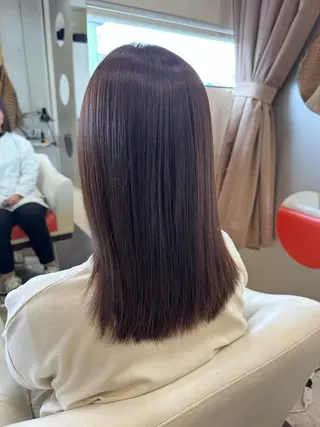 セミロング パーマ 長屋 裕也のヘアスタイル