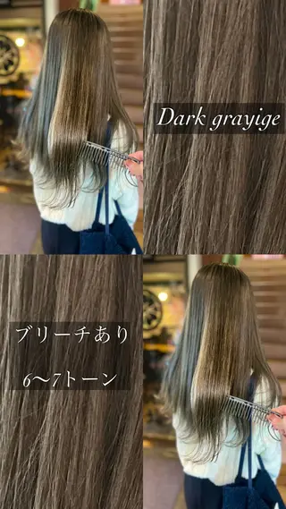 ロング 【ブロンド】【ベージ ュ系】TAKUMAのヘアスタイル