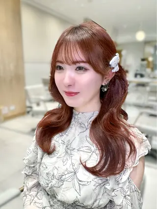 ロング カラー 韓国ヘア/レイヤー/ 顔まわり/りょーとのヘアスタイル