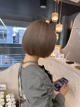 ショート カラー XELM/ハイトーン /高崎/RUIのヘアスタイル