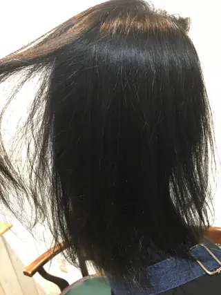 ミディアム カラー 似合わせカラー/艶 髪質改善/ヨシザキのヘアスタイル