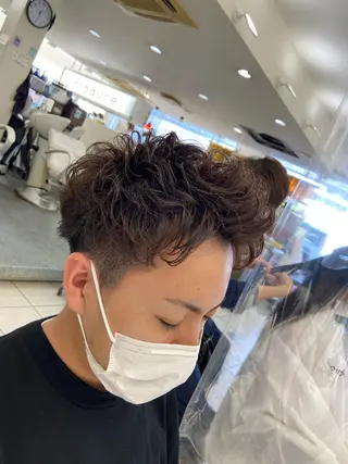 パーマ メンズ 髪質改善美容室bokuno町田店所属・メンズ＆髪質改善縮毛 矯正【平山🔥拓哉】のヘアスタイル