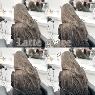 ロング 💍大人デザイン /ハイトーン♡リクトのヘアスタイル