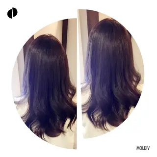 セミロング ロング カラー ✨縮毛矯正✨髪質改善 ナカシマ ユミのヘアスタイル