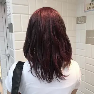 ロング カラー アオイ🩵暖色 /まろやかカラーのヘアスタイル