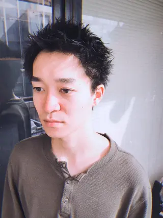 ヘアアレンジ メンズ ainico+所属・メンズ特化✂️栗原 侑也のヘアスタイル