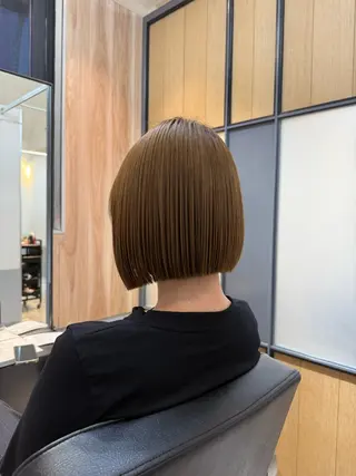 ショート カラー 神戸ボブ✂️ ioe三宮/田 伸佳のヘアスタイル