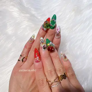 ネイル hair&nail ROOTS所属・ﾍｱﾒｲｸ&ﾈｲﾙ ♥️Azuのネイルデザイン