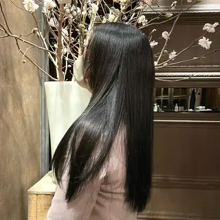 ロング カラー 松木 花鈴のヘアスタイル