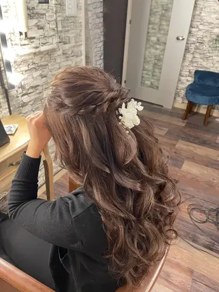 ロング ヘアアレンジ hair make  Lucciのヘアスタイル