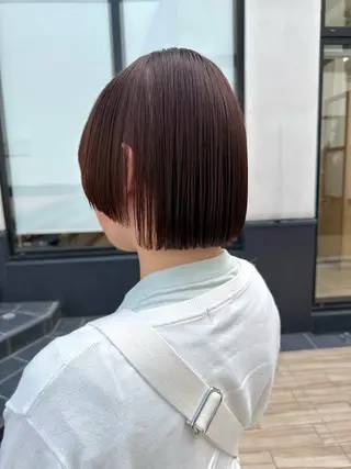ショート sea by luvismけやき通り2号店所属・ボブ/ショート/ 縮毛矯正/岸本恭明のヘアスタイル