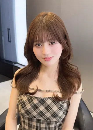 セミロング 髪質改善VALETTE福岡天神所属・髪質改善/レイヤー /韓国ヘアNOBUのヘアスタイル