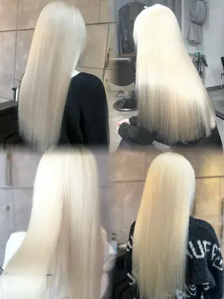 ロング カラー Lani5710所属・🎀ハイトーン・艶 カラー HANA🎀のヘアスタイル