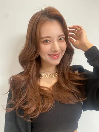 ロング ショート/ボブ/顔周 りレイヤー/RINAのヘアスタイル