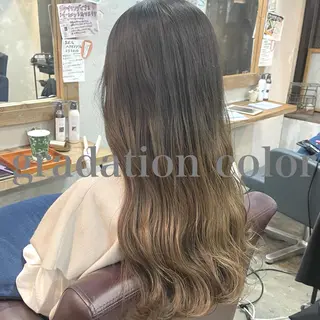 ロング カラー 💎耳ツボジュエリー 髪質改善🌙土屋桃佳のヘアスタイル