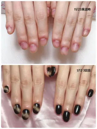 ネイル 深爪を断らない スカルプ高評価店のネイルデザイン