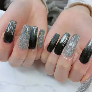 ロング JNA認定講師🌸 RIEのネイルデザイン