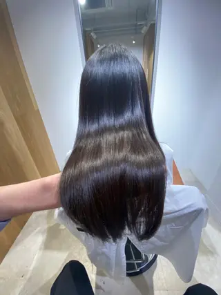 セミロング ROOM所属・髪質改善・縮毛矯正/ 下村陽平のヘアスタイル