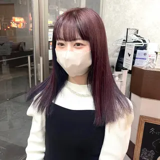 ロング カラー あ あのヘアスタイル