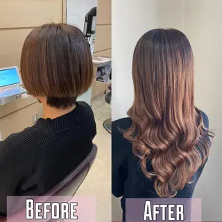 ロング すみす🎀ヘアメ/ 艶カラー/エクステのヘアスタイル