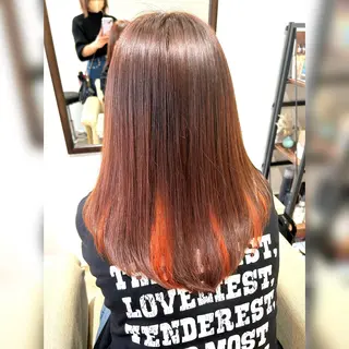 ロング お子様と美容室🧸 HidamaRi絢菜のヘアスタイル