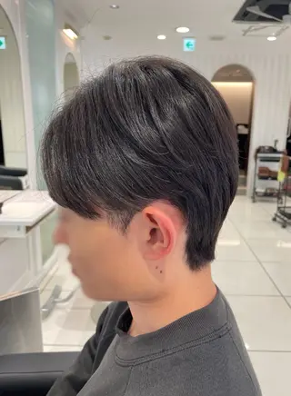 パーマ メンズ センターパート 川島爽楽のヘアスタイル