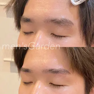 メンズ アイブロウ メンズガーデン yuriのネイルデザイン