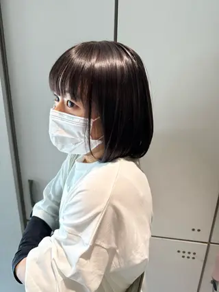 カラー 村田 茉優のヘアスタイル