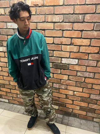 ショート パーマ メンズ HIRO GINZApremium barber新宿所属・星野 真のヘアスタイル