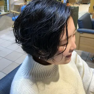 ショート パーマ AMANE🌼 ハヤシサオリのヘアスタイル