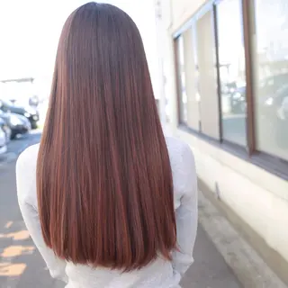 ロング カラー ヘアアレンジ Mariana/ 鶴原-ハイライトのヘアスタイル