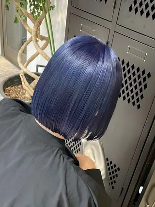 ミディアム カラー 色落ち綺麗透明感カラ /ボブ/ナカツヒカルのヘアスタイル