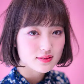 ショート カラー パーマ ウエモト　タク ショート/レイヤーのヘアスタイル