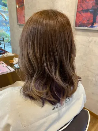 ミディアム カラー 🌻井上 マリー🌻のヘアスタイル