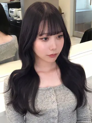 ロング カラー ヘアアレンジ 🖤Mion /SOYON🪽‪のヘアスタイル