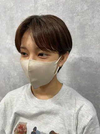 ショート C’LD hair produce /シールドヘア所属・モテ髪/ボブ/ショー ト/アダチフウトのヘアスタイル