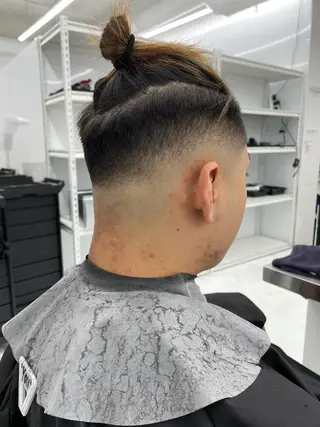 メンズ スパイキーパーマ 柏NO1 藤本葉のヘアスタイル