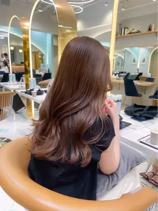 ロング カラー レイヤー/髪質改善/ 美髪矯正/手塚凌のヘアスタイル