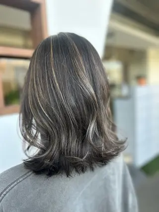 セミロング 美容室 Jフィドルファドル所属・わきた かずなのヘアスタイル