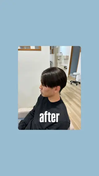 ショート scena(シーナ)所属・『大西　陸』 透明感color🔆のヘアスタイル