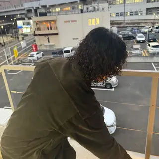 パーマ メンズ 杏 華のヘアスタイル