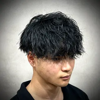 メンズ 革命🔥ツイスパ/フ ェザー特化SHOTAのヘアスタイル