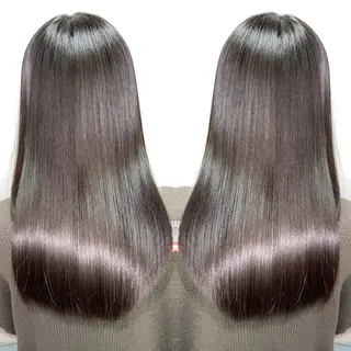 ロング パーマ 髪質改善/縮毛矯正 /ブリーチ矯正/岡部のヘアスタイル