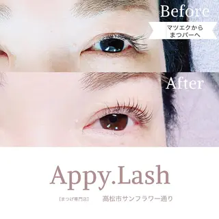 マツエク・マツパ まつげと眉の専門店 Appy.Lashのマツエク・マツパデザイン