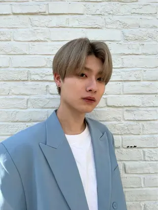 カラー メンズ 🌈艶髪ベージュ🌈 ユウトのヘアスタイル