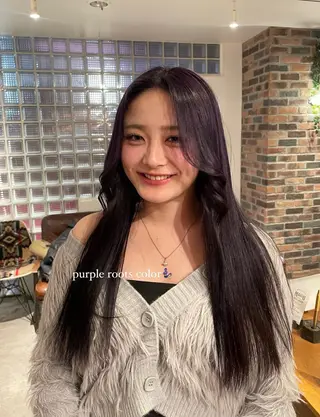 ロング パーマ ヘアアレンジ MARIO HAIR DESIGN所属・艶カラー/カット 🌒Ameriのヘアスタイル