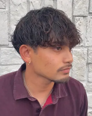 パーマ メンズ アタ ムのヘアスタイル