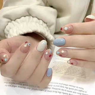 ネイル RAFFINE haru🦋🩵のネイルデザイン