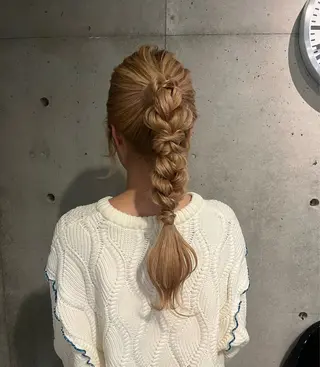 ロング カラー ヘアアレンジ "Daisy" Rio /大名・天神のヘアスタイル